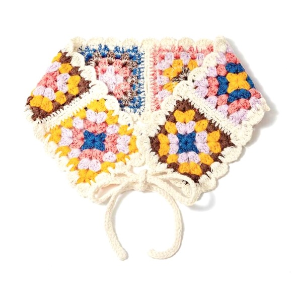 ‼️ SALE ‼️ Beautiful Multi Color Crochet Knit Headband or Sash - Picture 4 of 5